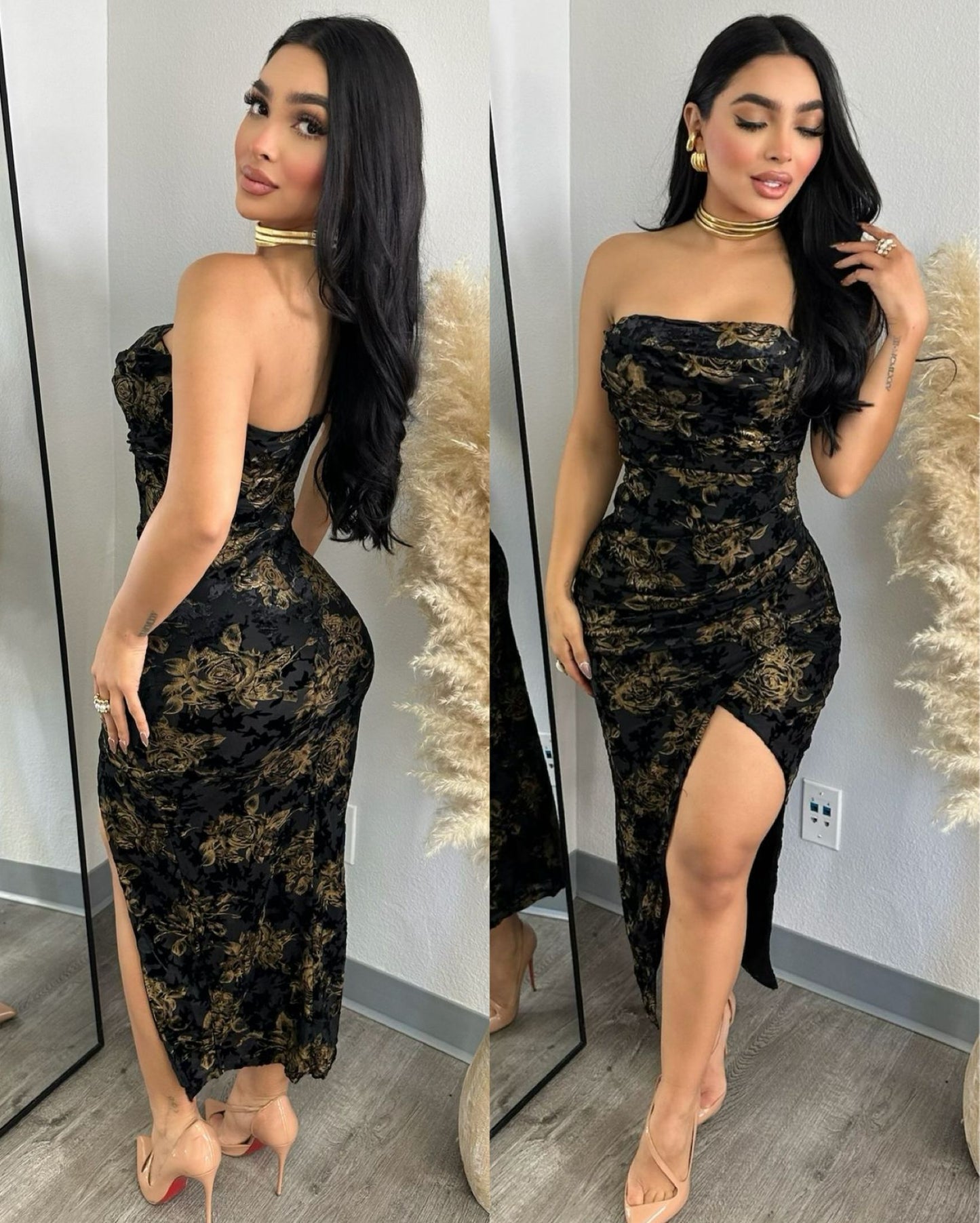 AFRODITA midi vestido