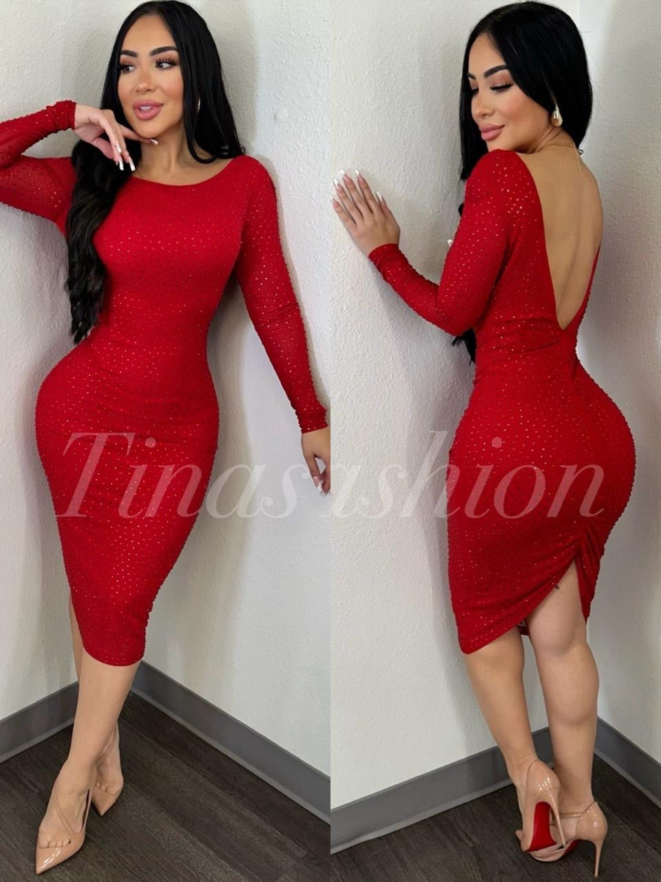 KLOE midi vestido