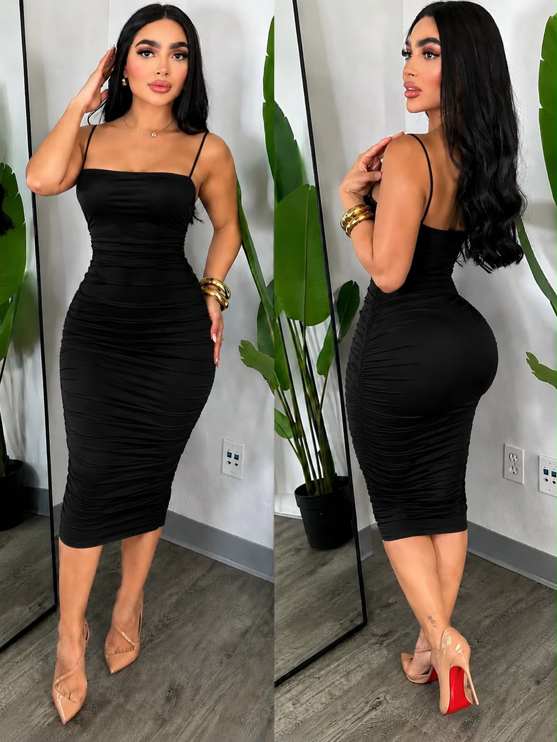KAZZU midi Vestido