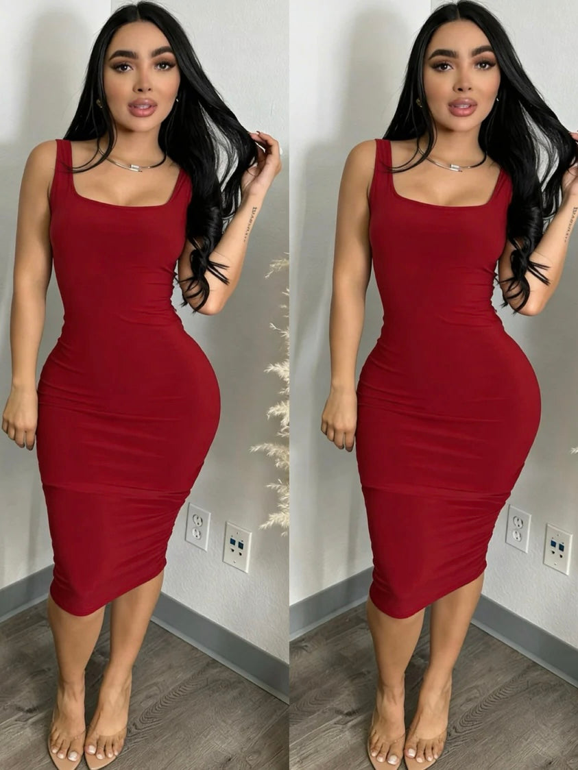 KARLA midi Vestido