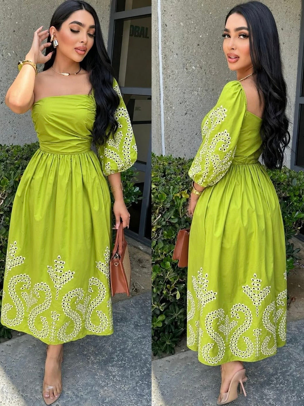 NATT midi vestido