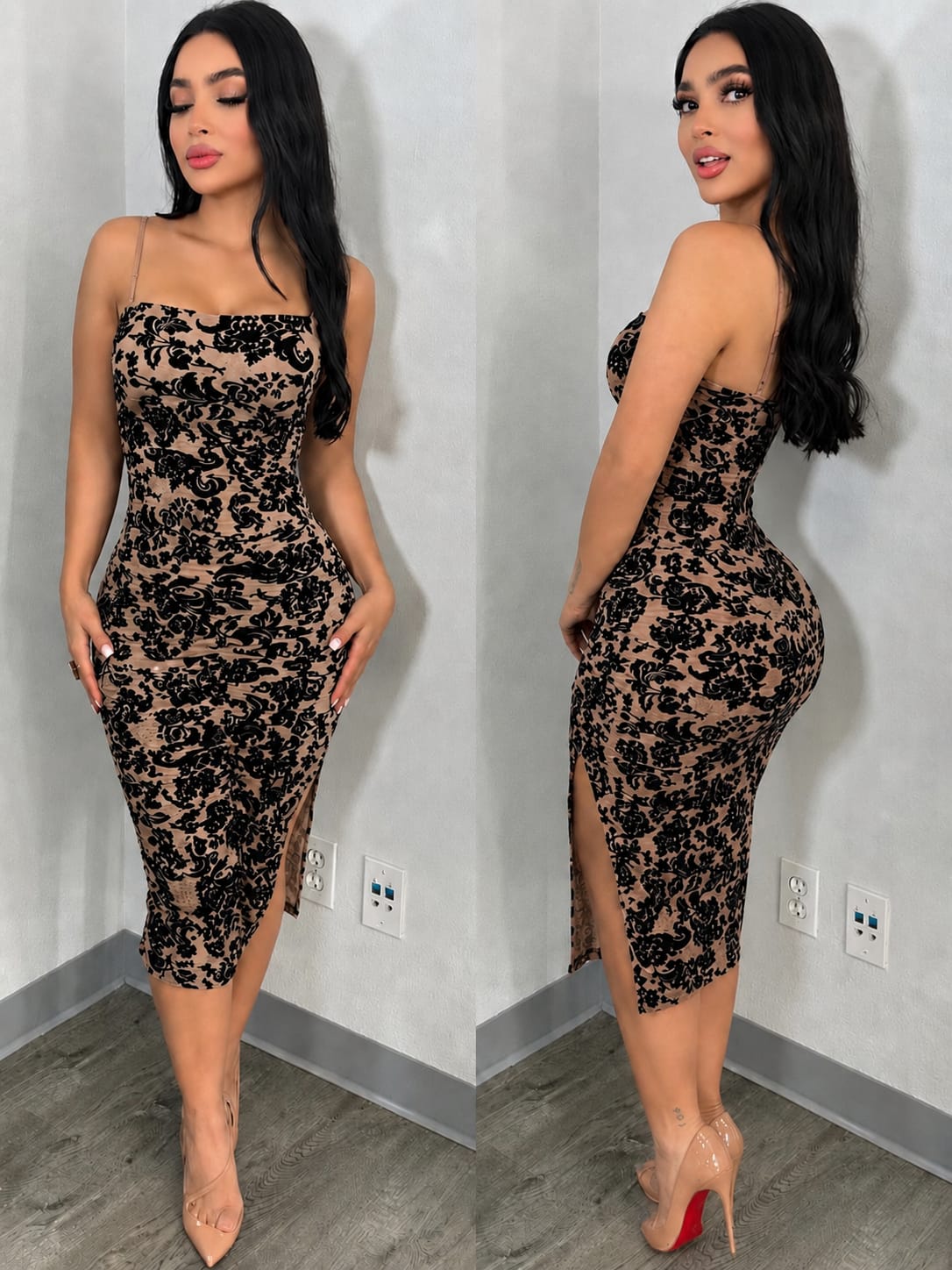 RAQUEL midi vestido