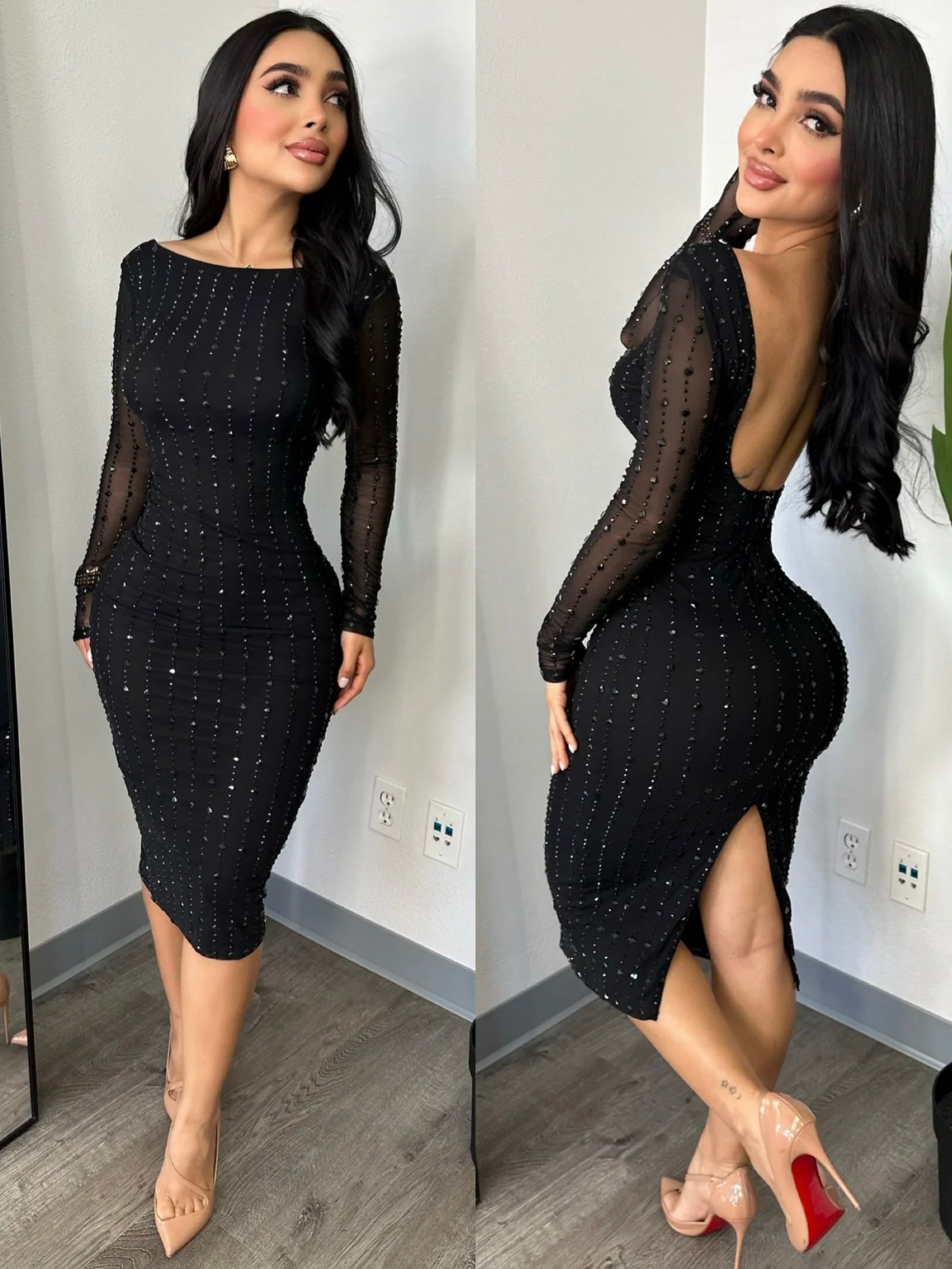 GALA midi vestido