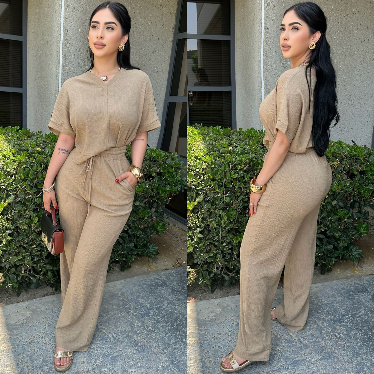 Beli conjunto Nude