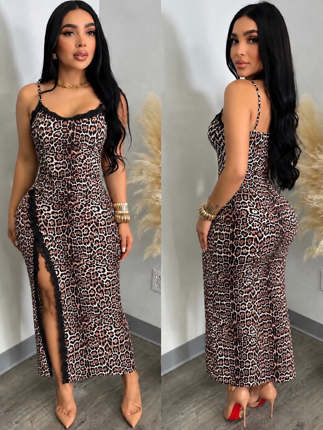 LINNA midi vestido