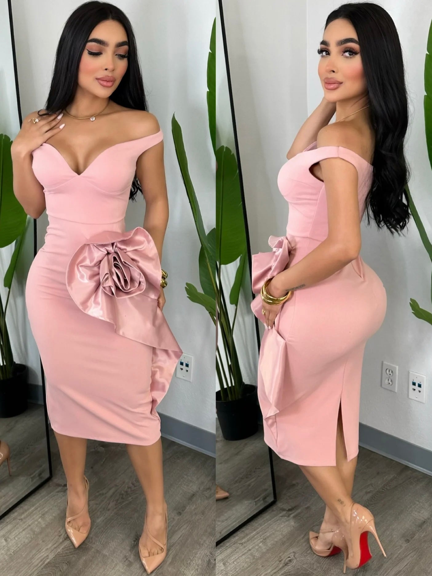 ROSALÍA midi Vestido