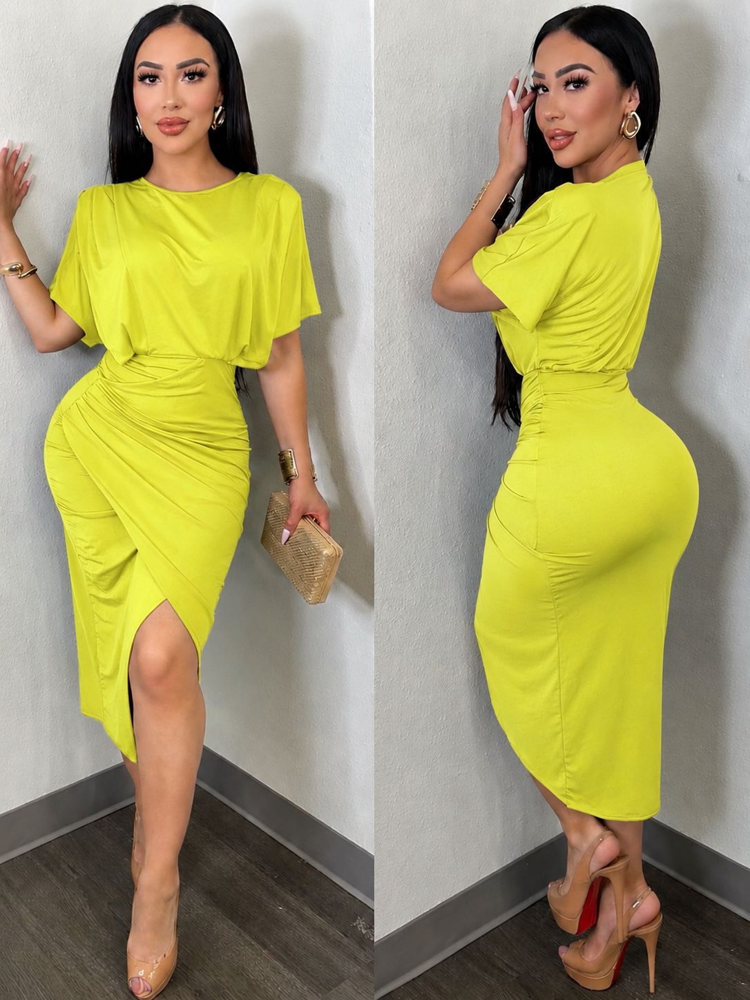 VILLANUEVA midi vestido