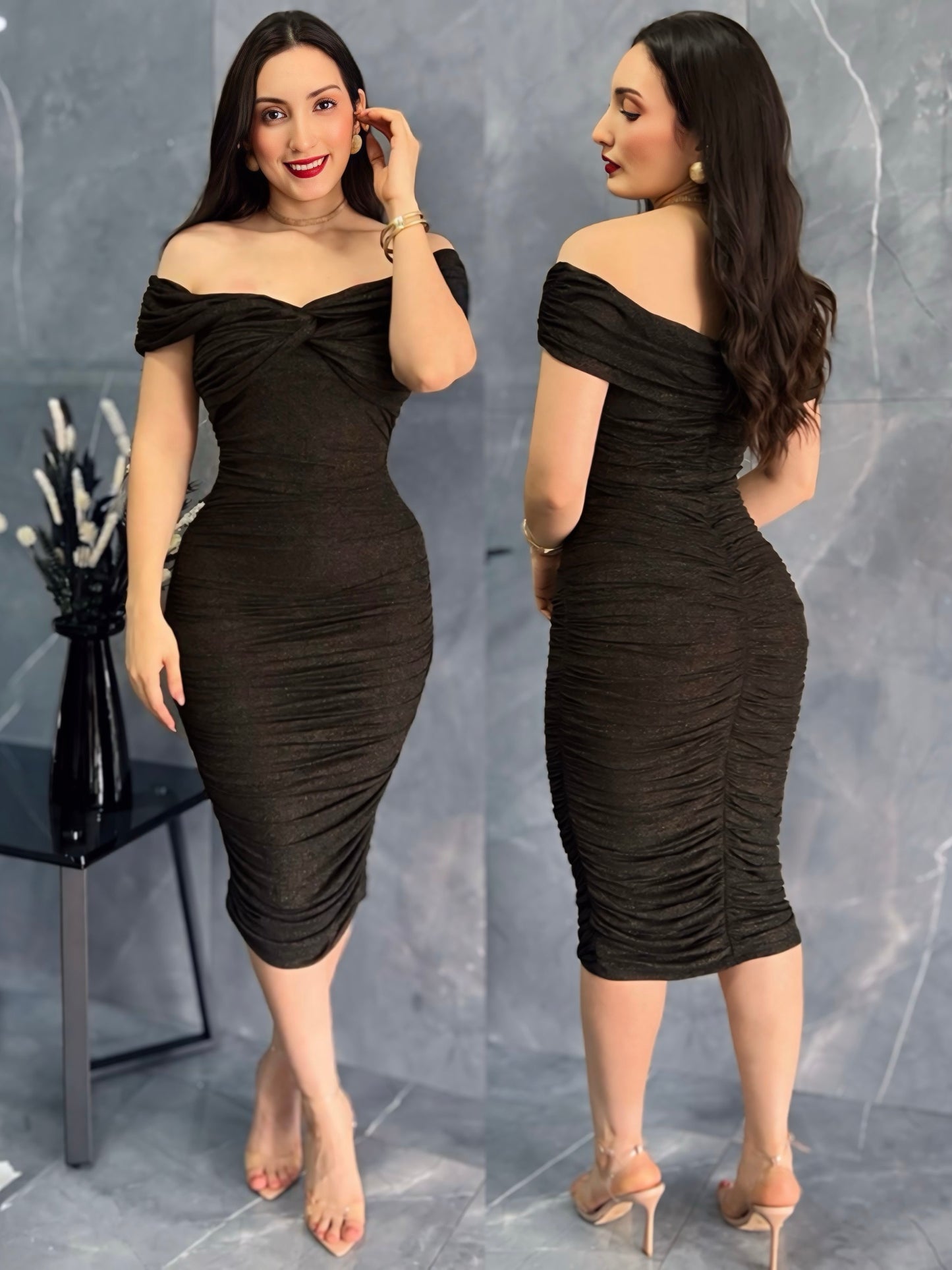 YANETH Midi vestido