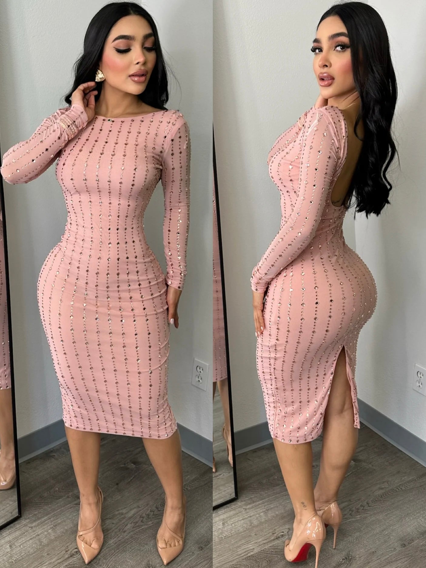 GALA midi vestido