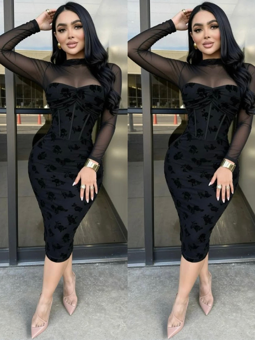 VALERY midi vestido