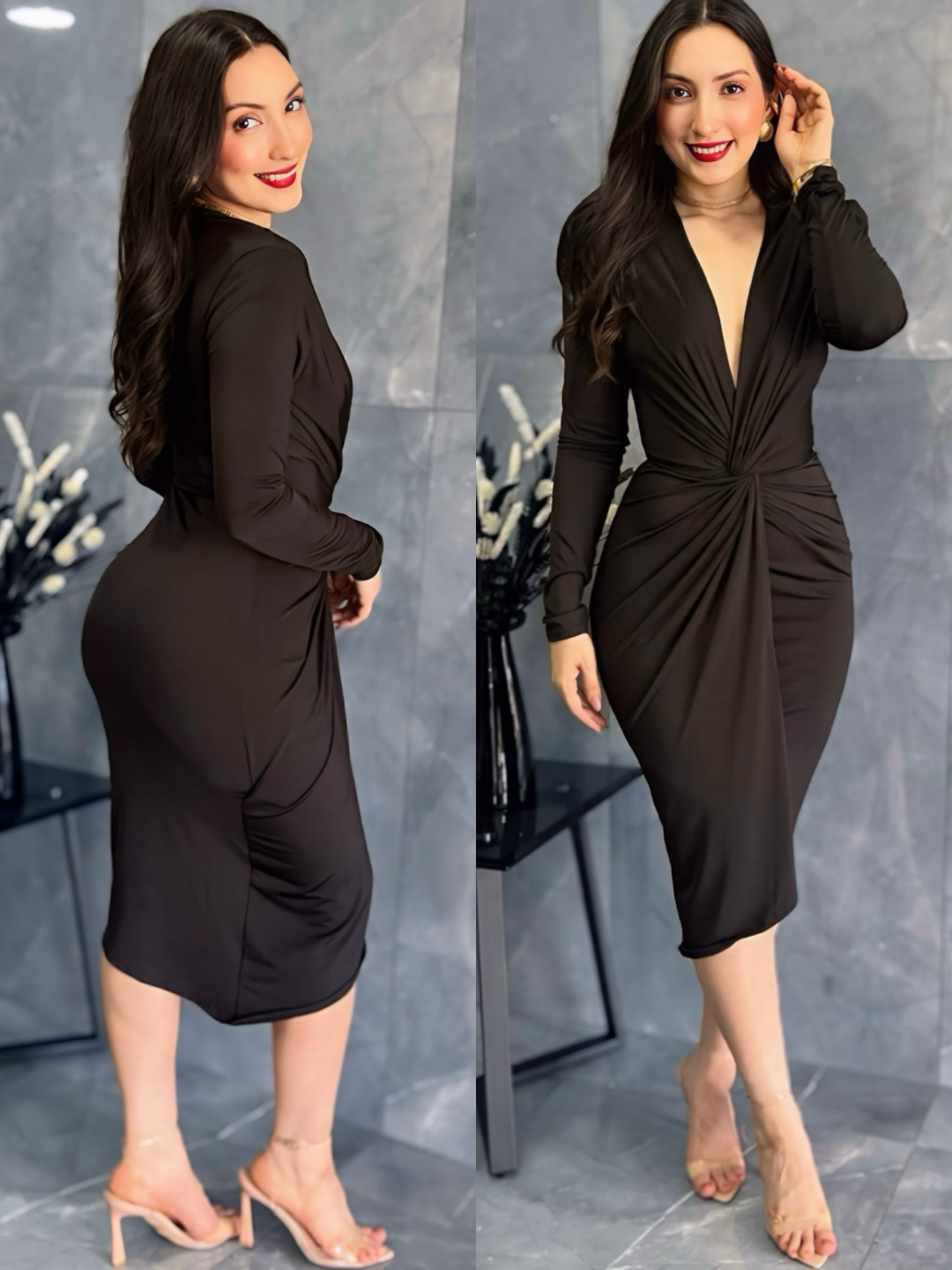 ROCIO midi vestido