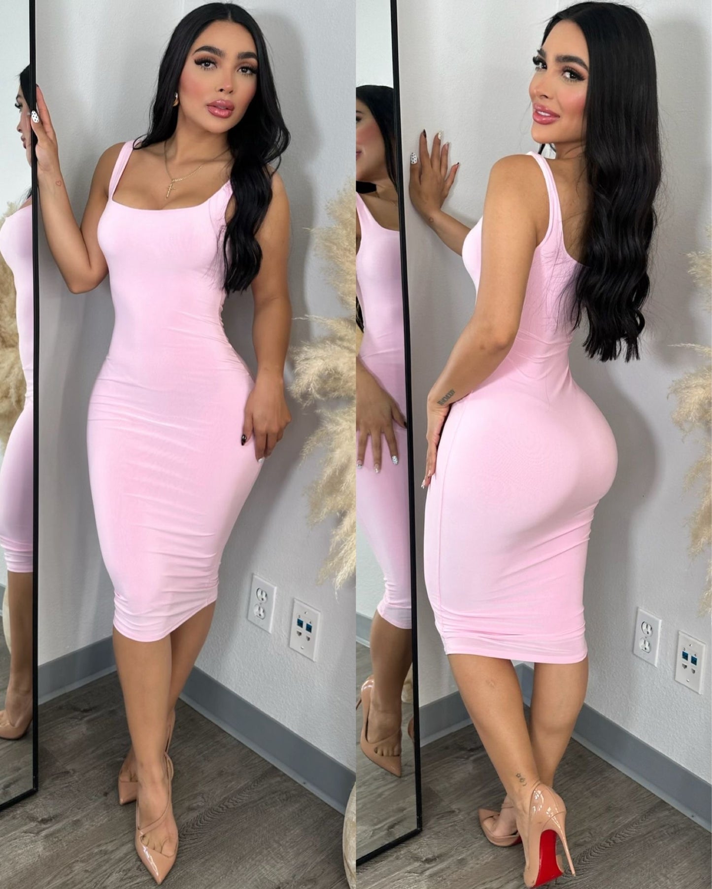 KARLA midi Vestido