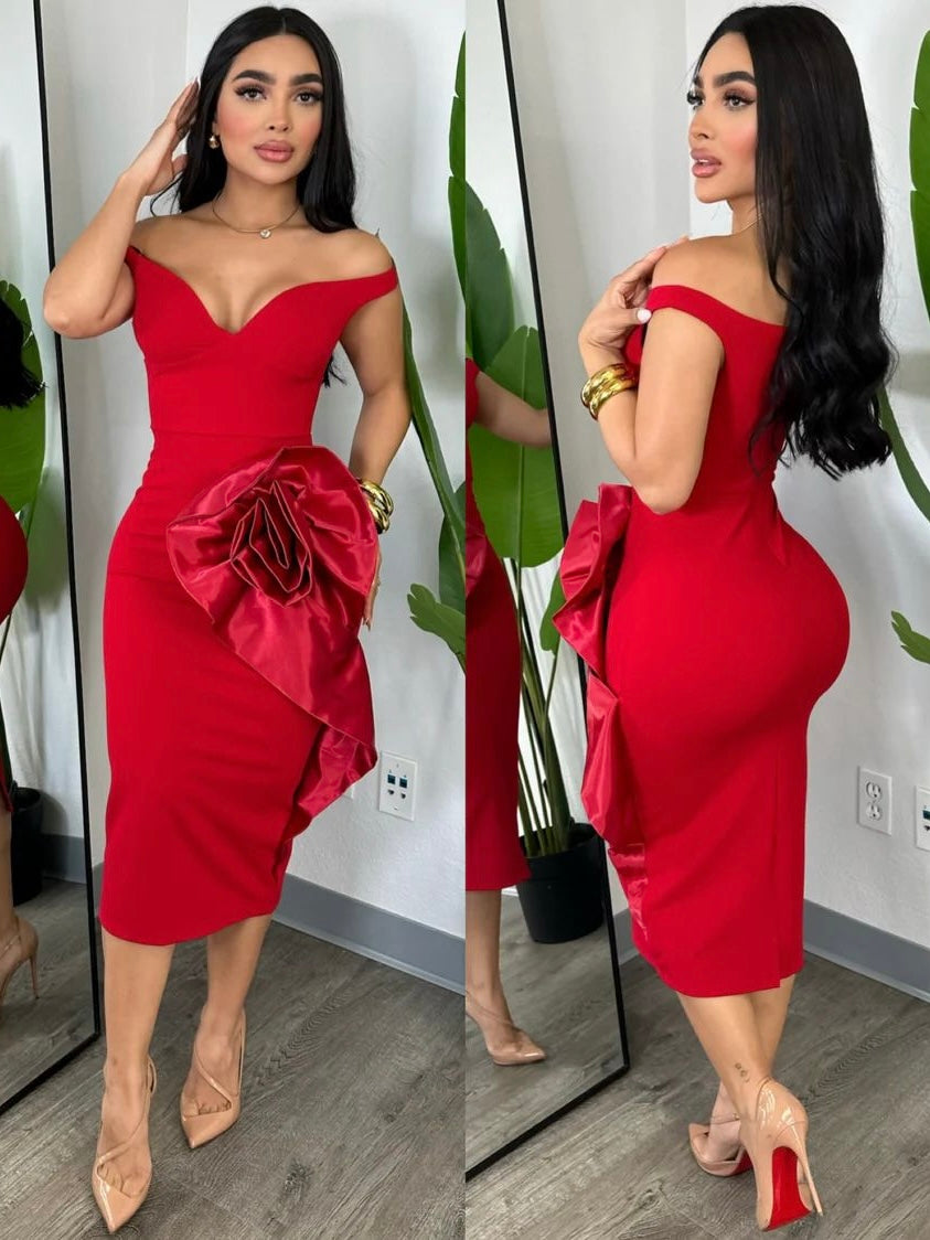 ROSALÍA midi Vestido