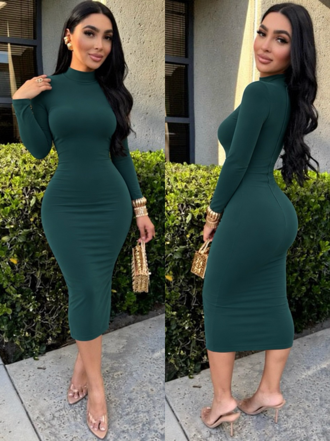 MAGDA midi vestido
