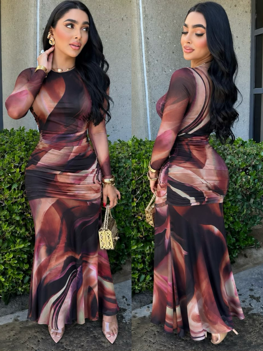 ATALA midi vestido
