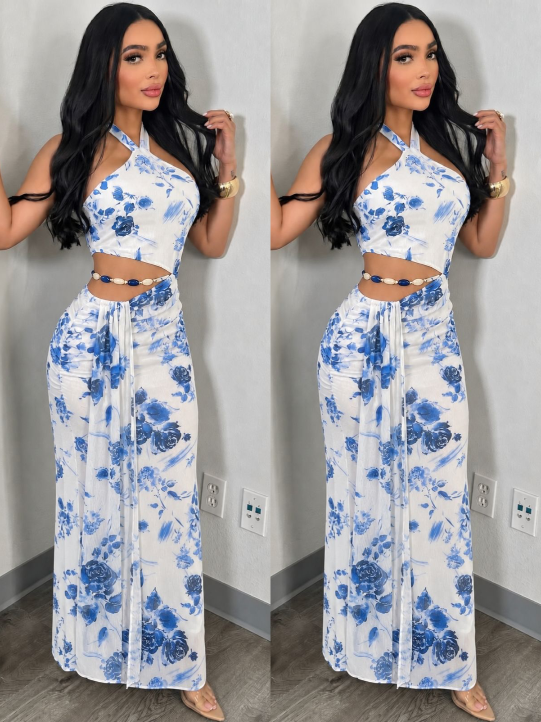 CECILIA midi vestido