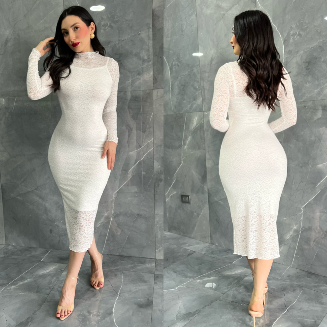 EVA midi vestido