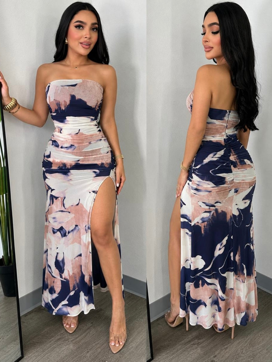 KARY midi vestido