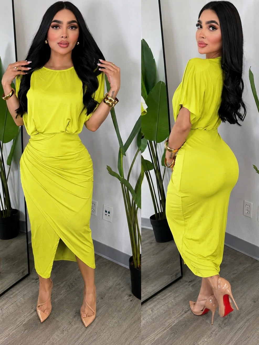 VILLANUEVA midi vestido