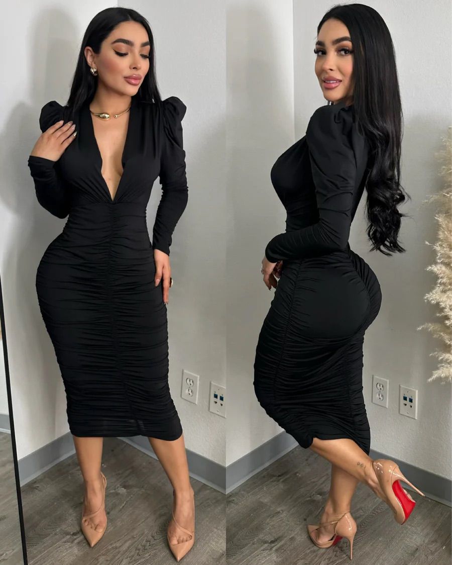MARINA midi vestido