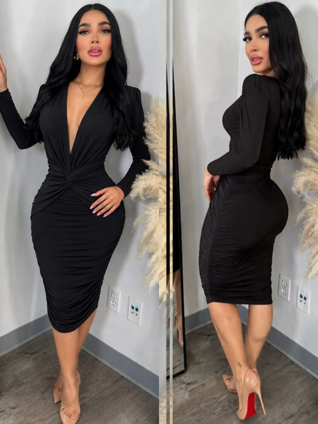 MAGNOLIA midi vestido
