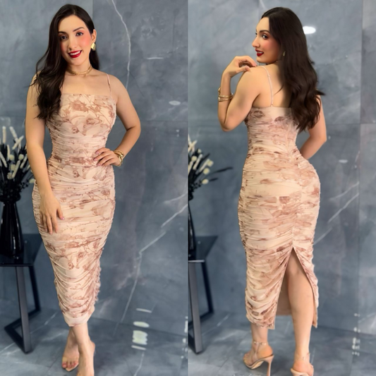 ELENA midi vestido