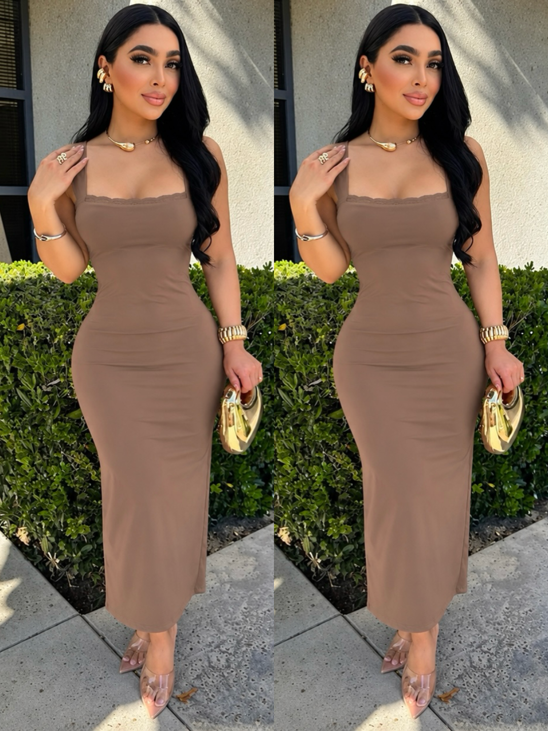 GALILEA midi vestido