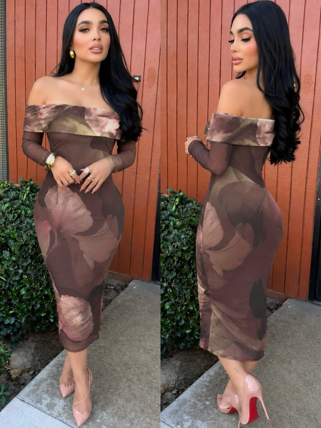 Otoño midi vestido