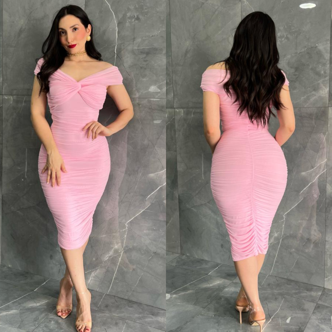 YANETH Midi vestido