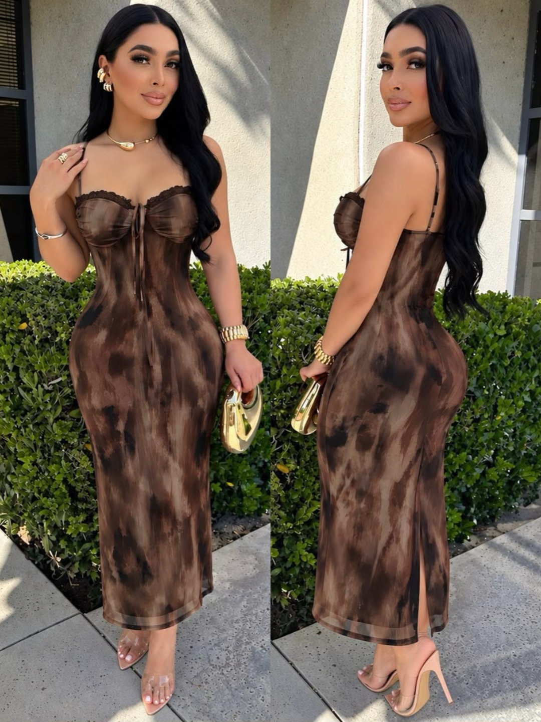 BILMA midi vestido