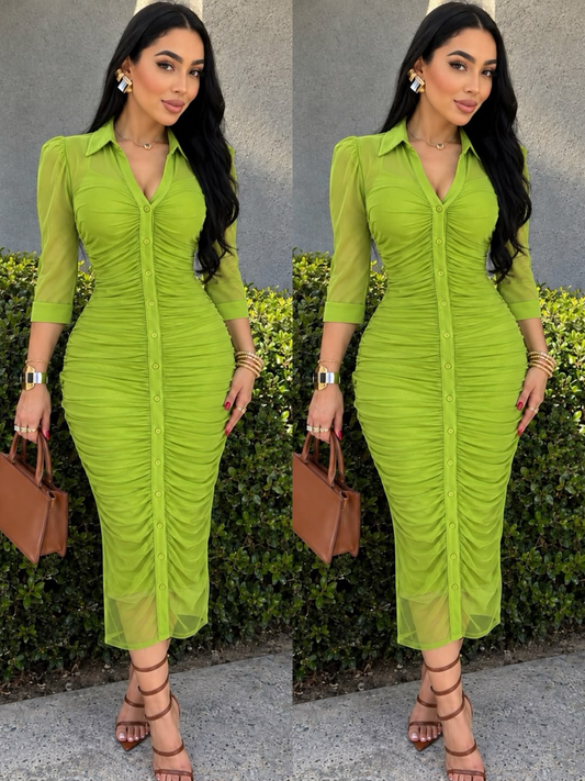 IRMA midi vestido