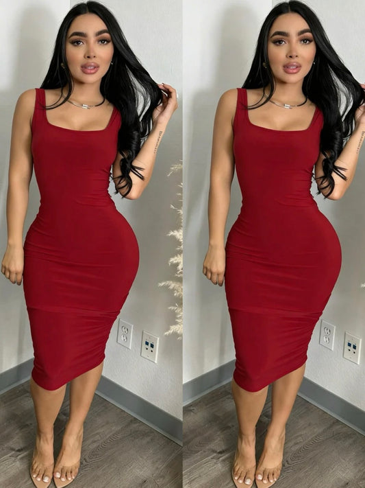 KARLA midi Vestido