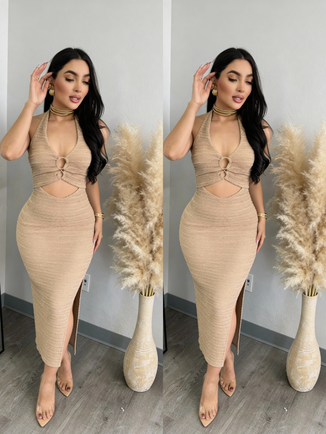 SERENY midi vestido