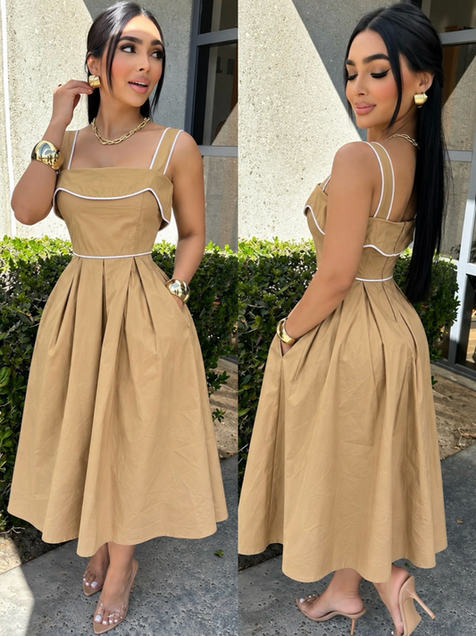 FELICIA midi vestido