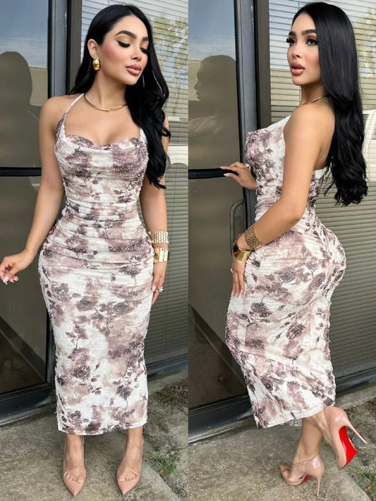 BOHE midi vestido