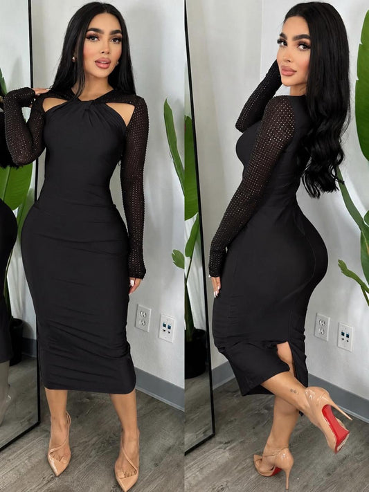 CLAU midi vestido