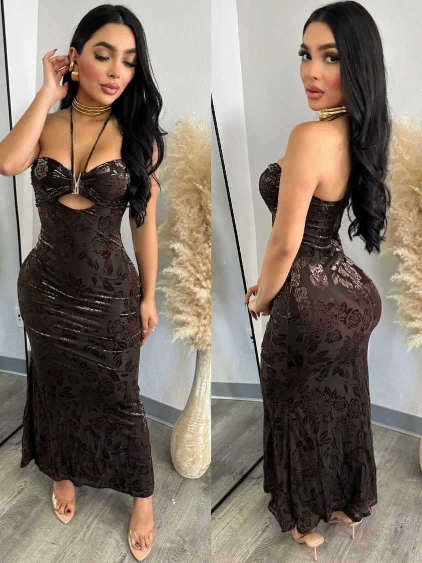 YANIN midi vestido