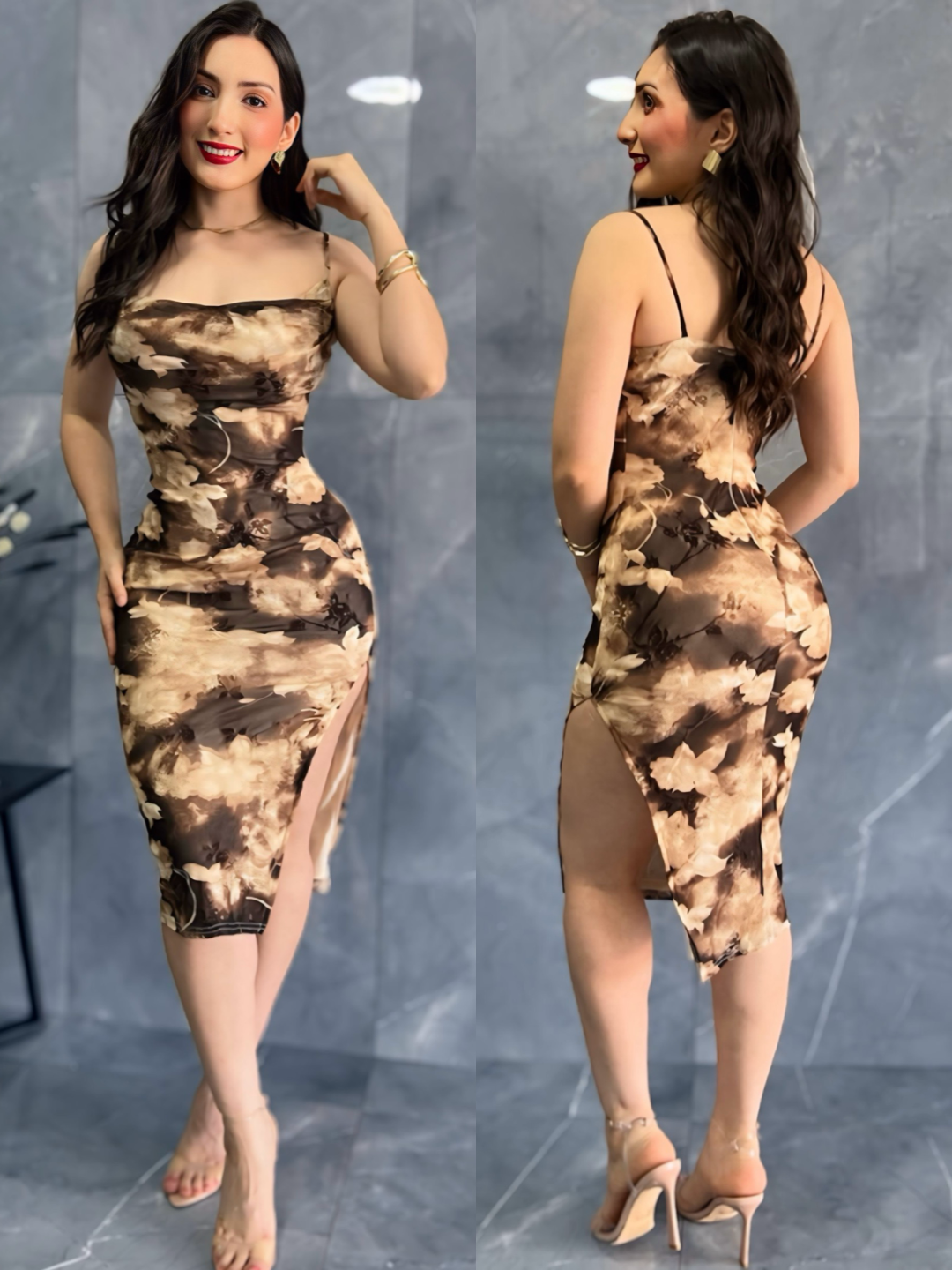 FRANCELIA midi vestido