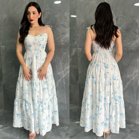 MILDRE midi vestido FLORAL