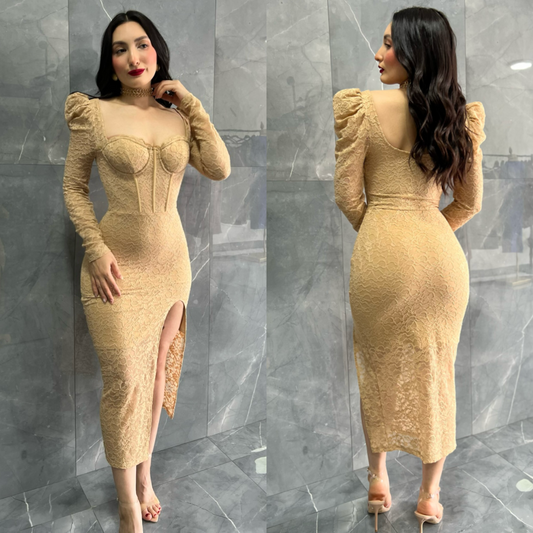 GRECIA midi vestido