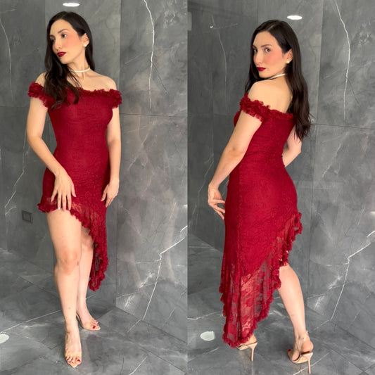 JEIMY vestido rojo