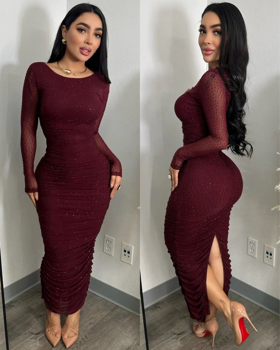 ICY GIRL MIDI vestido