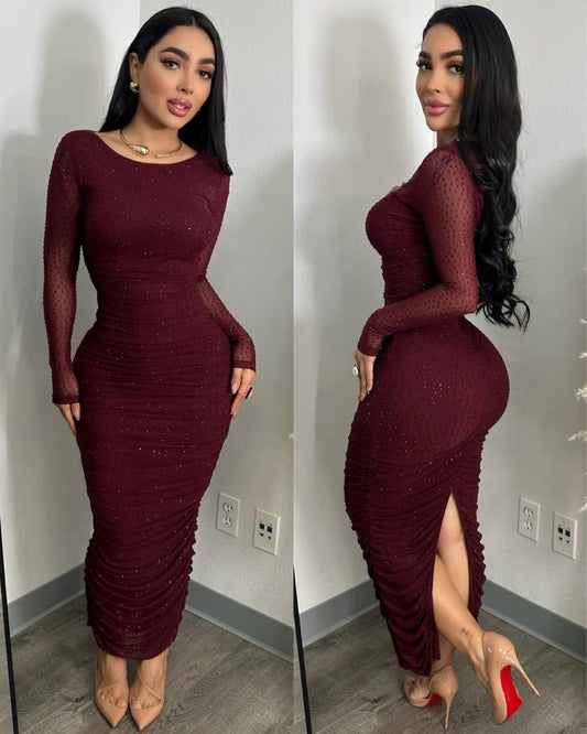 ICY GIRL MIDI vestido