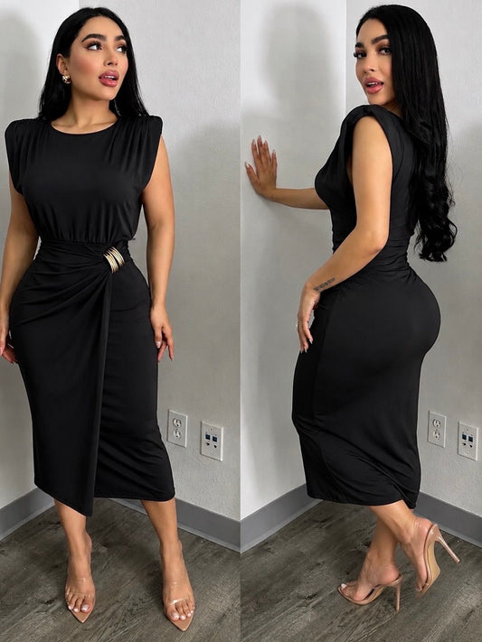 RINA midi vestido