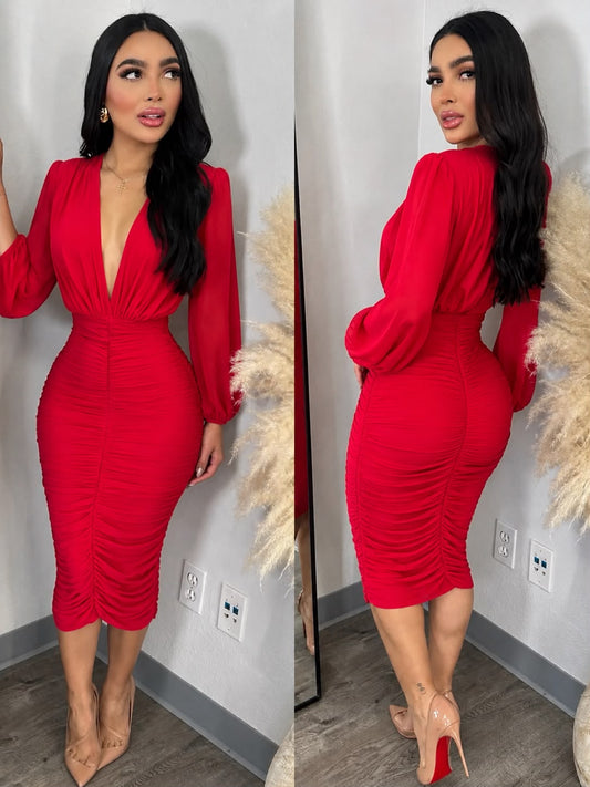 LIUVI midi vestido