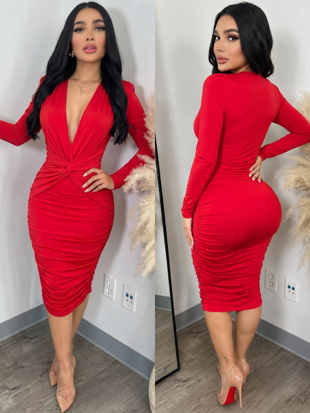 MAGNOLIA midi vestido