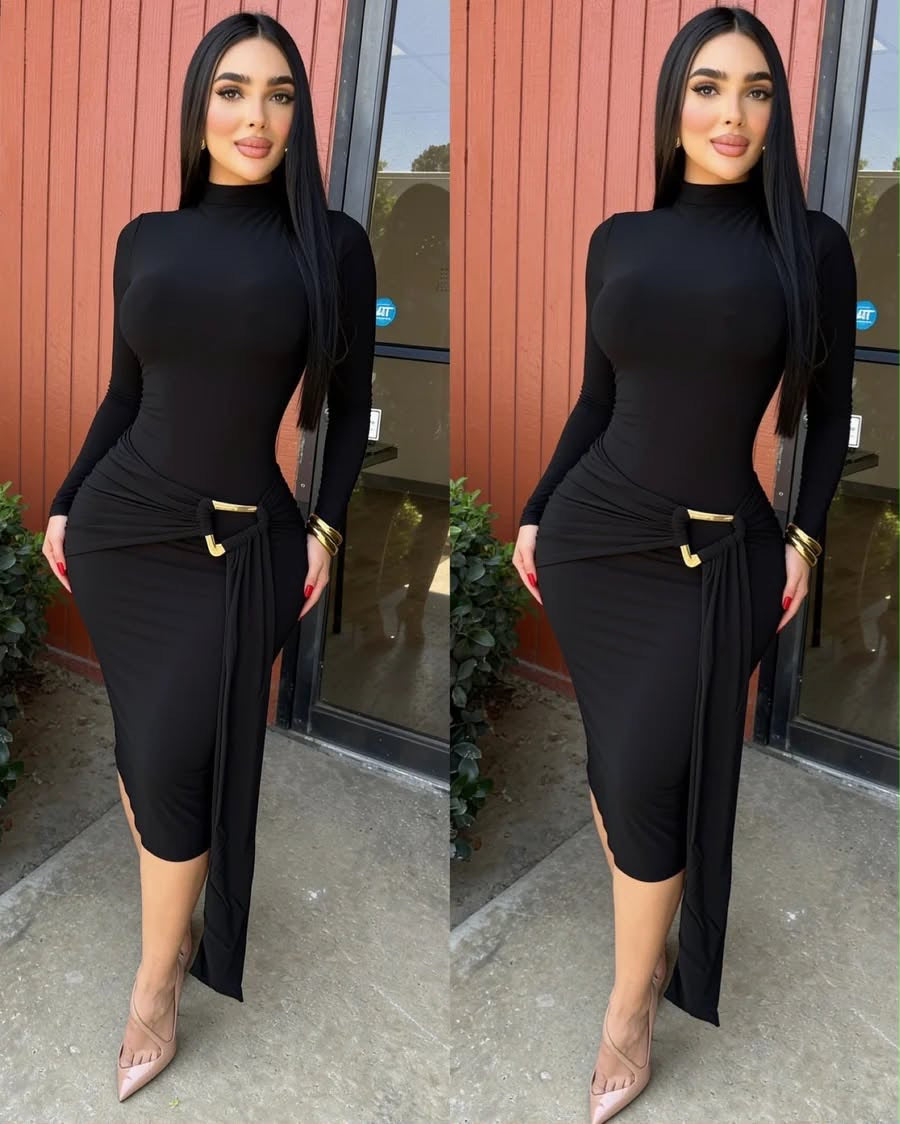 BIBI midi vestido