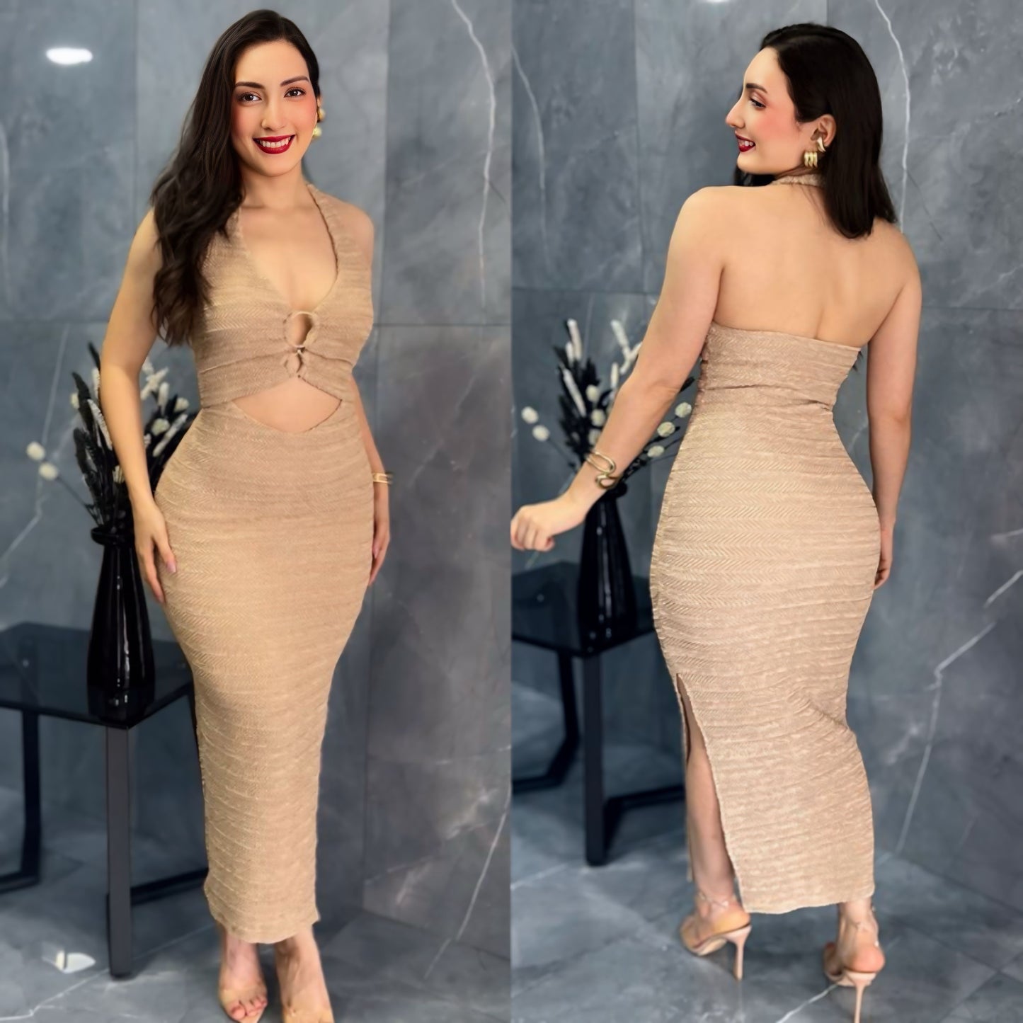 SERENY midi vestido
