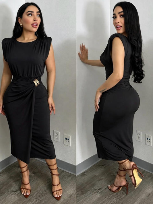 RINA midi vestido