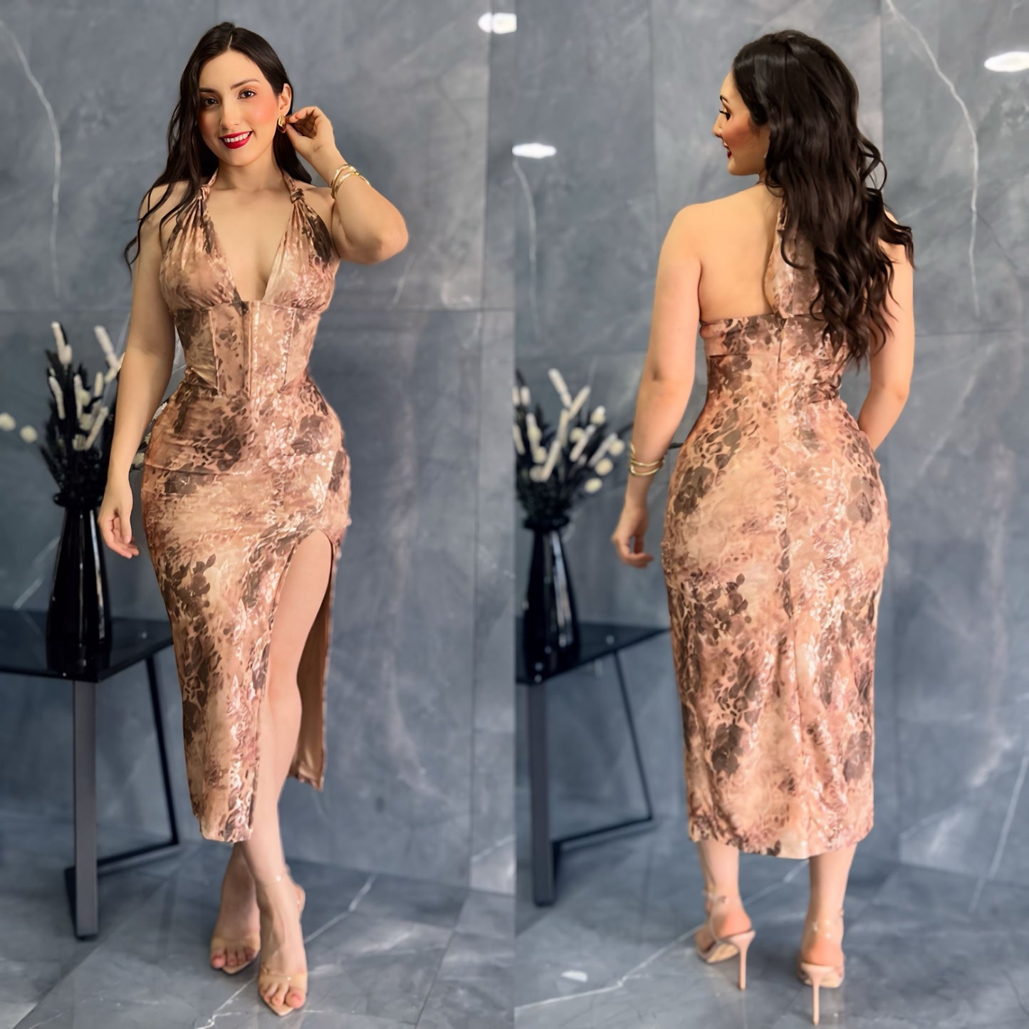 JIMENA midi vestido